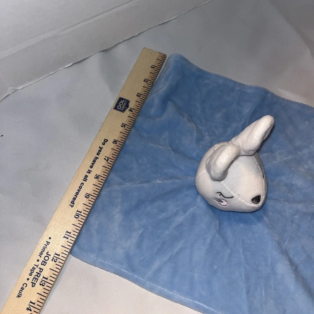A D Sutton & Sons Bunny Security Blanket Baby Essentials Lovey Plush Rabbit Blue